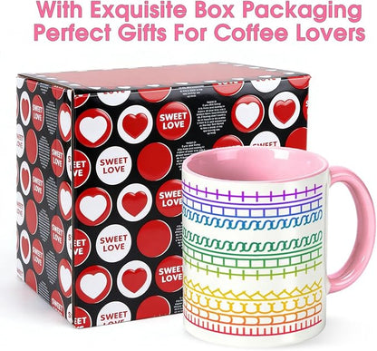 F This S Secret Hidden Message Coffee Mug, 11OZ Ceramic Pink Cup | Funny Coffee - Image 5