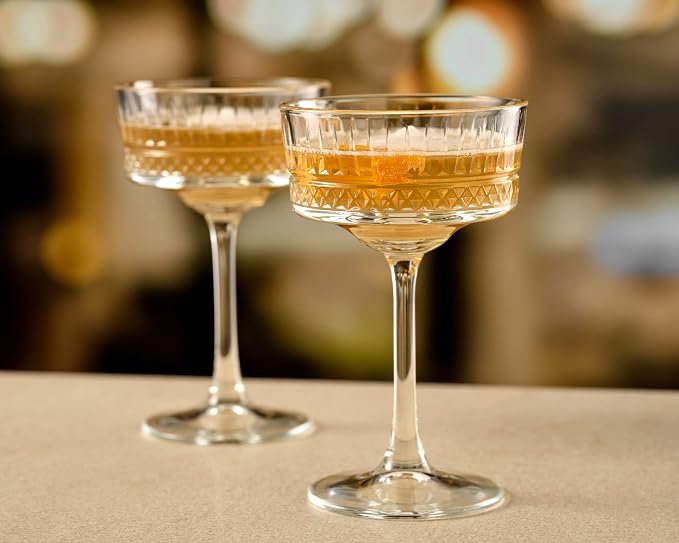 Pasabahce Vintage Coupe Glasses Set Of 6 - Image 7