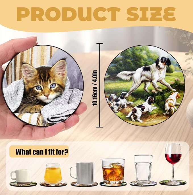 Coasters Set of 6 - Image 2
