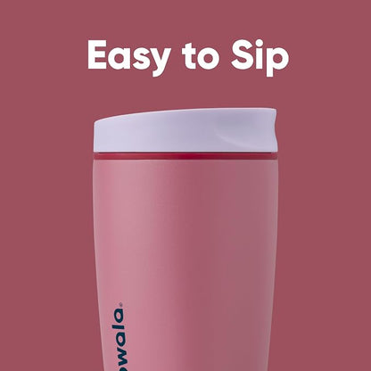 Owala SmoothSip Slider Insulated Stainless Steel Coffee Tumbler, Reusable Iced - Image 2