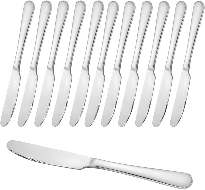 Stainless Steel Butter Knife, Dinner Knives, Spreader Table Knives, Suitable by Unknown