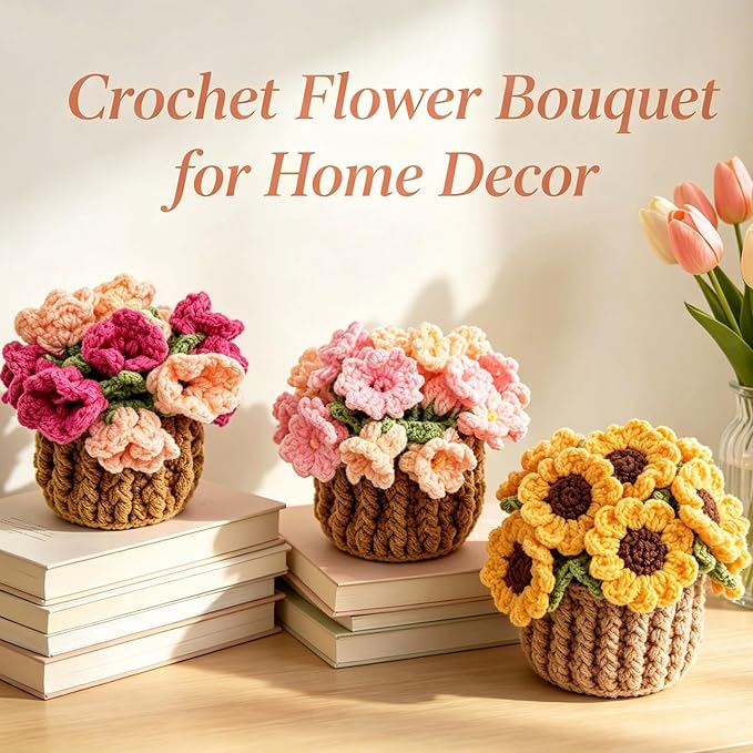 Crochet Coasters Crochet Flower Coaster - Image 4