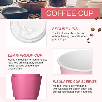 48 Pcs 12 oz Disposable Coffee Cups - Image 3