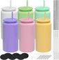 6 Pack 16 oz Sublimatable Tumbler, Insulated Tumbler by UIRZOTN