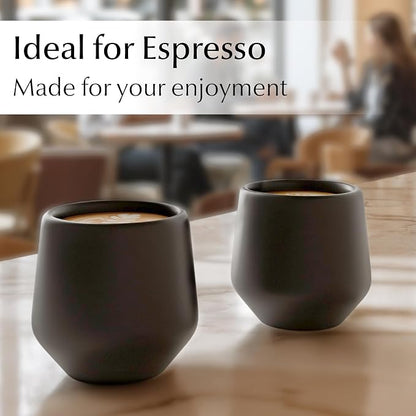 MIAMIO - Espresso Cups Set of 4 / Mug Set, Ceramic - Luxe | Ceramic espresso - Image 7
