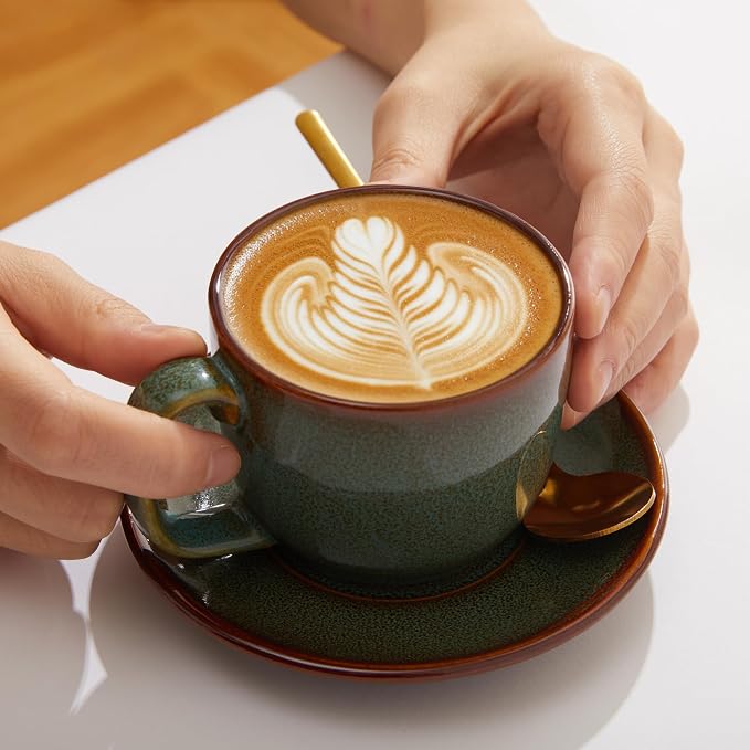 Pokini Stoneware Coffee Cups - Image 5