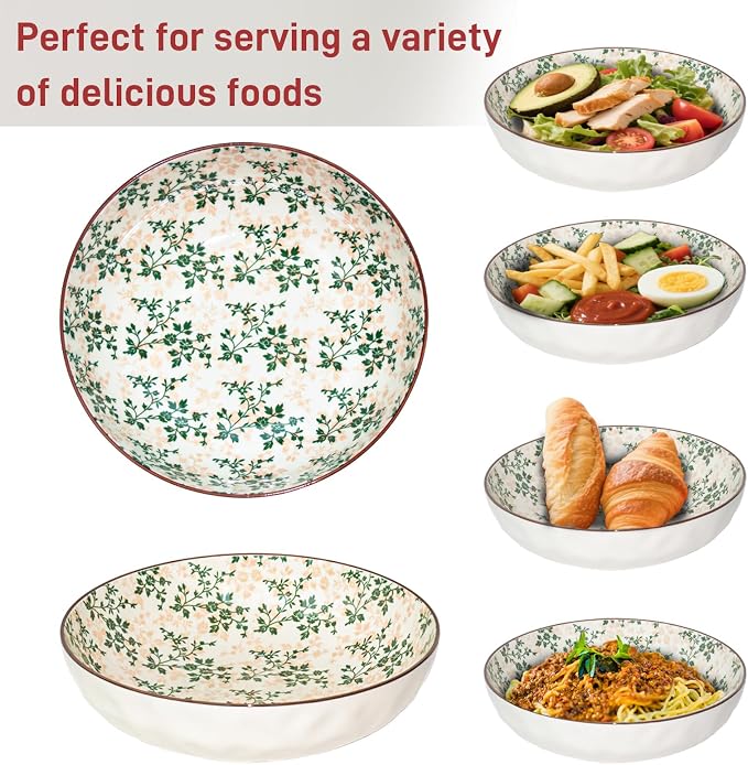 Large Serving Bowls, 78Oz Extra Large Salad Bowls Set of 2, Pasta and Dinner - Image 7