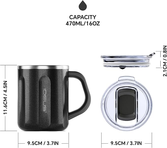 Ideus 16 oz Insulated Coffee Mug - Image 5