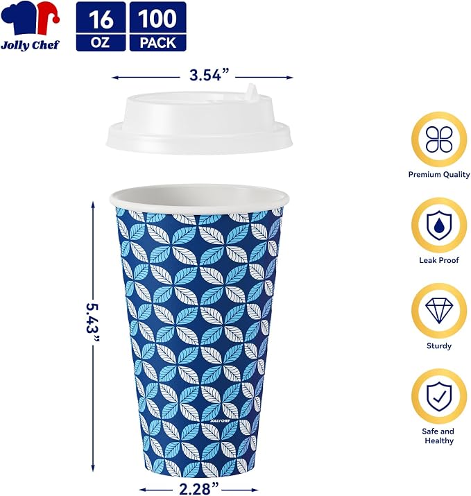 JOLLY CHEF 16 oz Coffee Cups - Image 2