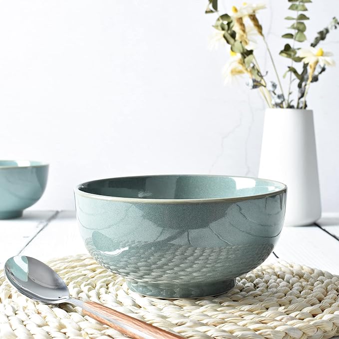 Ceramic Soup Bowl Set of 4, 24 Oz, Cereal Bowl - Image 4