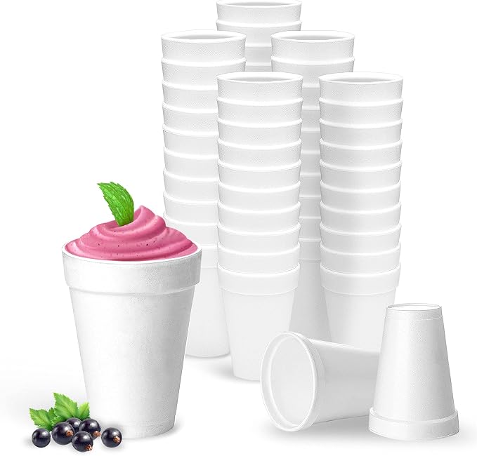 Shop Square 16 Oz Disposable Foam Cups, Made in the USA, To-Go Cups by ShopSquare