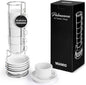 MIAMIO - 6 x 2.5 oz Stoneware Espresso Mug, Cup Set Modern - Palmanova by MIAMIO