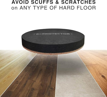 Felt Furniture Sliders Hardwood Floors X-PROTECTOR – 24 PCS 2 1/2 inch Furniture Sliders – Heavy Duty Felt Sliders Hard Surfaces – Move Your Furniture Easily & Safely!