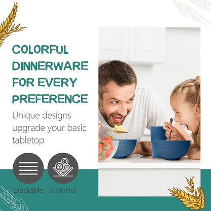 Teivio 32-Piece Plates and Bowls Sets - Image 6