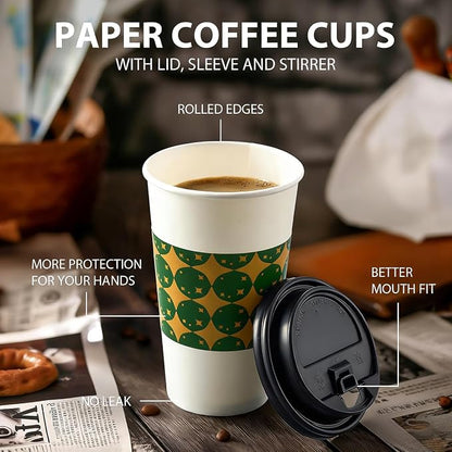 Tamone 48 PACK 12OZ Disposable Coffee Cups - Image 4