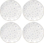 Lenox 895696 Blue Bay Dots 4-Piece Dinner Plate Set by Lenox