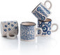 Ceramic Espresso Cups, 5 Oz Espresso Cups Set of 4, Handmade Espresso Cup by ELYESE