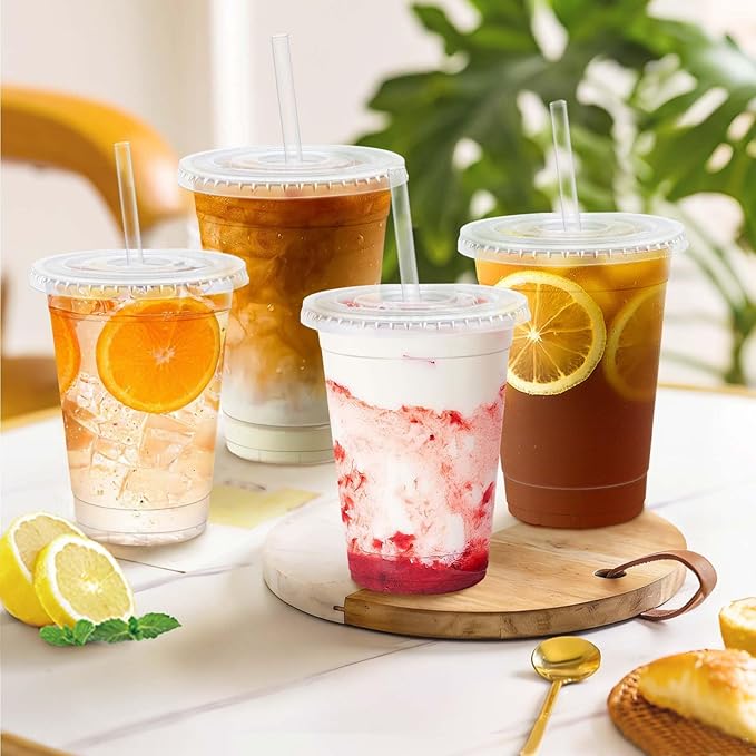 Clawsoff 16 oz 500 Count Disposable Plastic Cups - Image 5