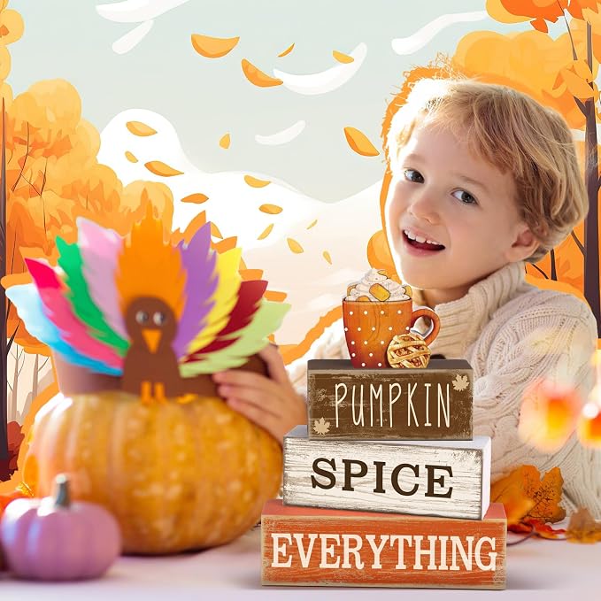 Moucuny 4 Pcs Thanksgiving Decorations - Image 6