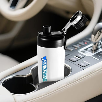 Ceramic Lined Water Bottle, 18 oz Insulated Travel Mug - Image 6