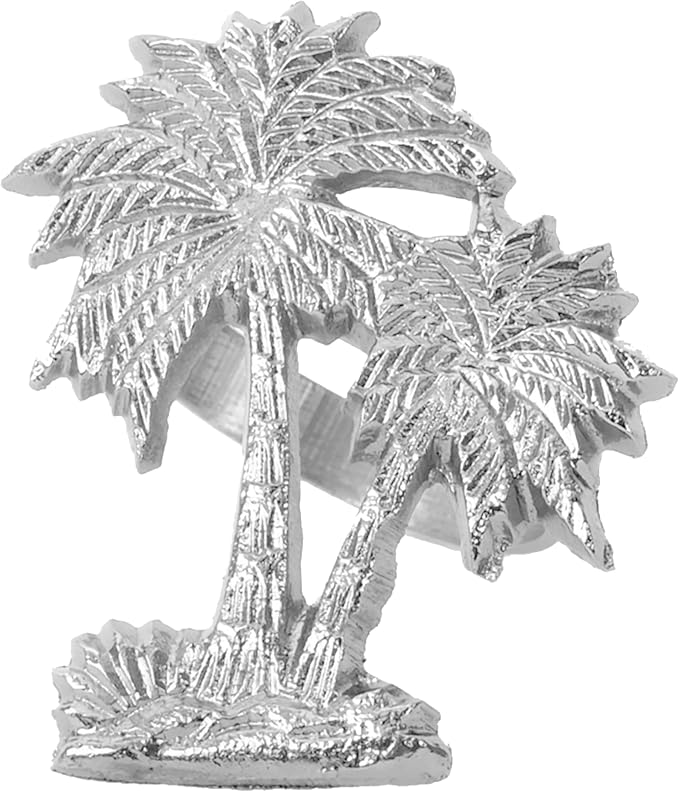 Modern Aluminum Napkin Rings Set of 12, Lightweight Metal Table Decor, - Image 9