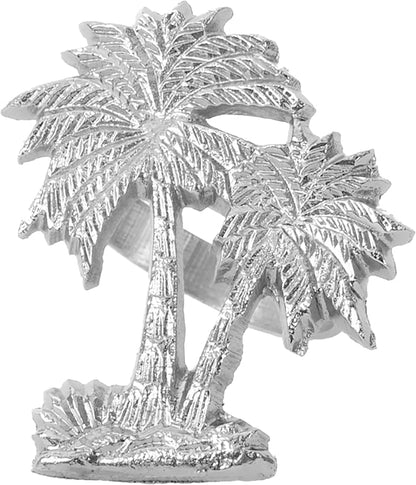 Modern Aluminum Napkin Rings Set of 12, Lightweight Metal Table Decor, - Image 9