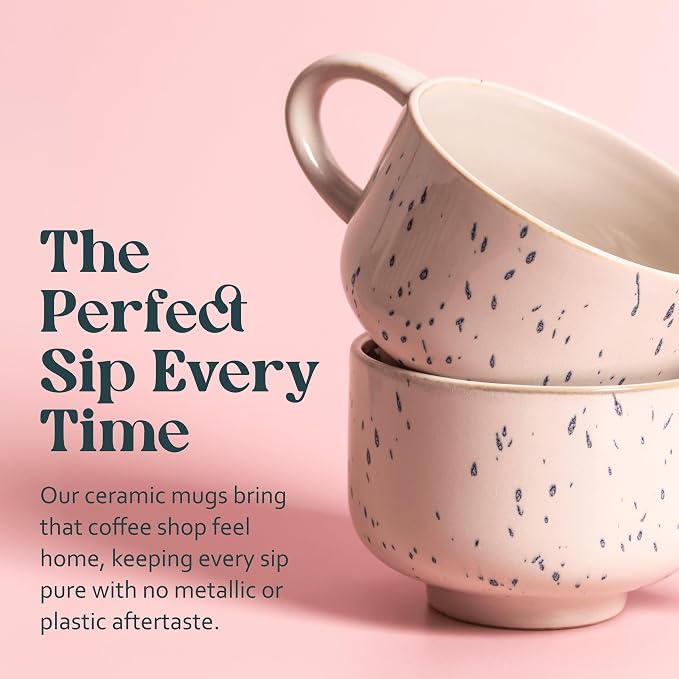 NOVA CERAMICS 16 oz Coffee Mugs - Image 5
