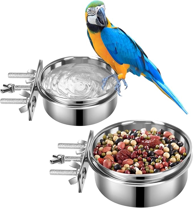 2 Pcs Small Dog Food Water Bowl by YummySam