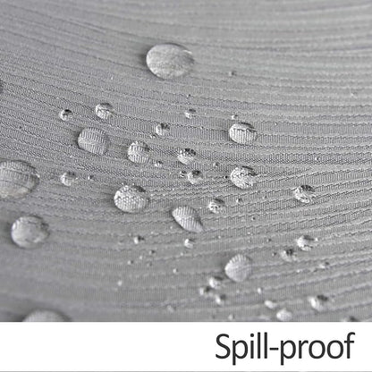 maxmill Round Jacquard Tablecloths Swirl Pattern Spillproof Wrinkle Free Heavy Weight Soft Table Cloth for Circular Table Cover of Buffet Banquet Parties Holiday Dinner Round 90 Inch Light Grey