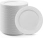 Bestluck 100PCS White Plastic Dessert Plates 7inch by Bestluck