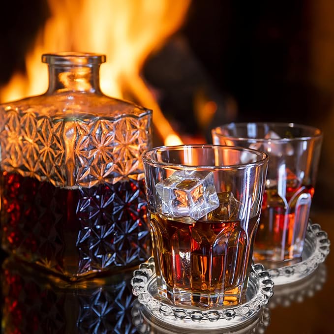 Fasmov 10 Pack Crystal Coasters Drink Coaster - Image 7