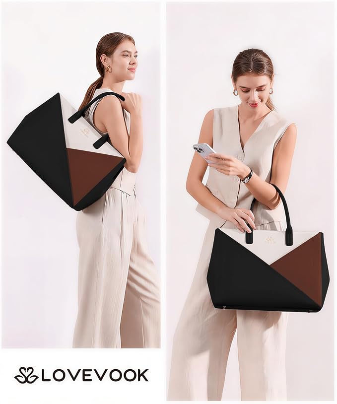 LOVEVOOK Laptop Work Tote Bag for Women - Image 2