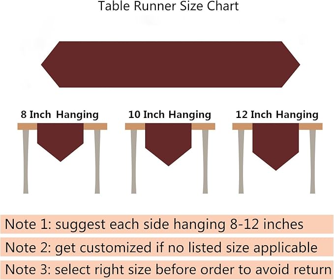 Burgundy Lace Table Runner 16 × 108 Inch Long - Image 4