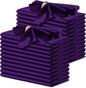P Pothuiny 24 Pcs Purple Satin Napkins 17 x 17 Inch, Satin Cloth Napkins | by P+Pothuiny