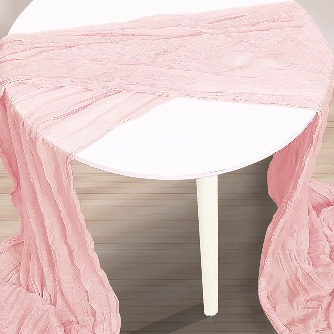 10 Pack Valentines Cheesecloth Table Runner 35x120 Inch 10Ft Rustic Gauze - Image 3