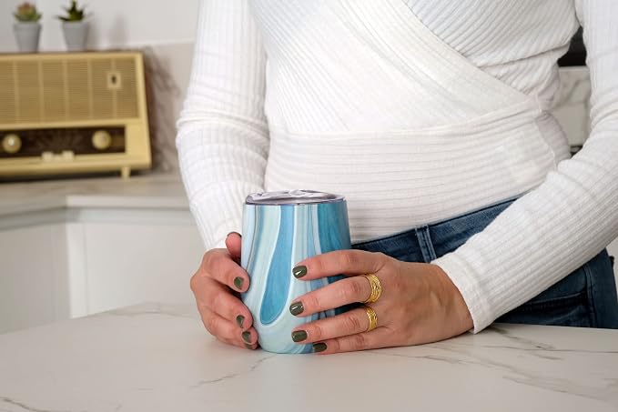CHILLOUT LIFE 12 oz Stainless Steel Wine Tumbler - Image 5