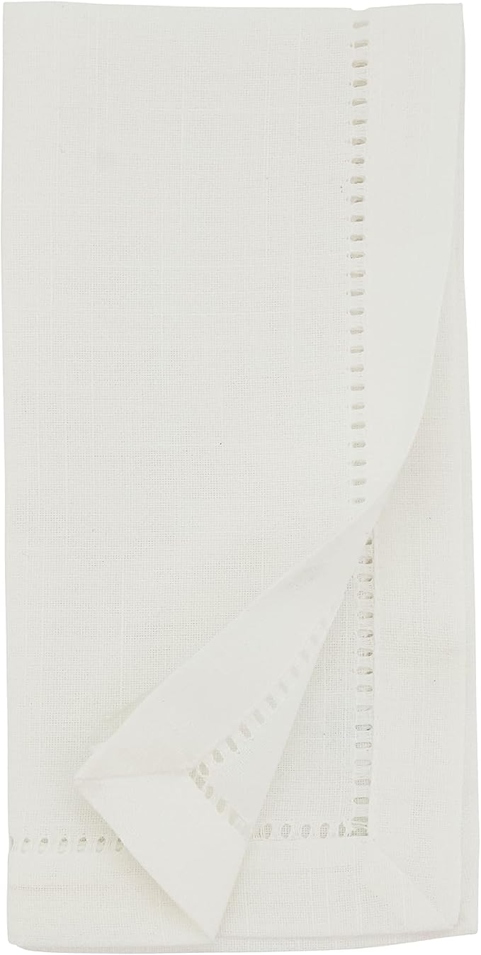SARO LIFESTYLE Hemstitched Border Dinner Napkin - Image 2