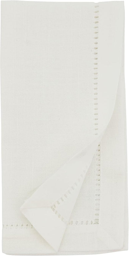 SARO LIFESTYLE Hemstitched Border Dinner Napkin - Image 2