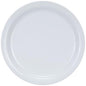 Yanco MA-8 Mayor 9" Narrow Rim Dinner Plate, Porcelain, Super White, Pack of 24