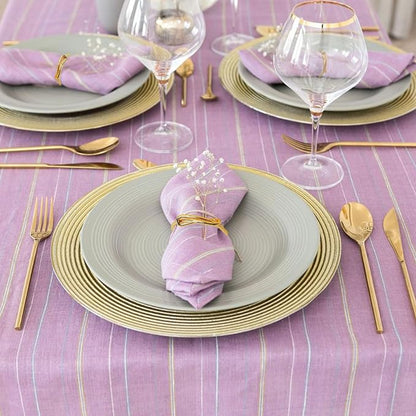 wonlex Gold Napkin Rings Set of 12, Elegant Modern Napkin Ring Buckles Cute - Image 6