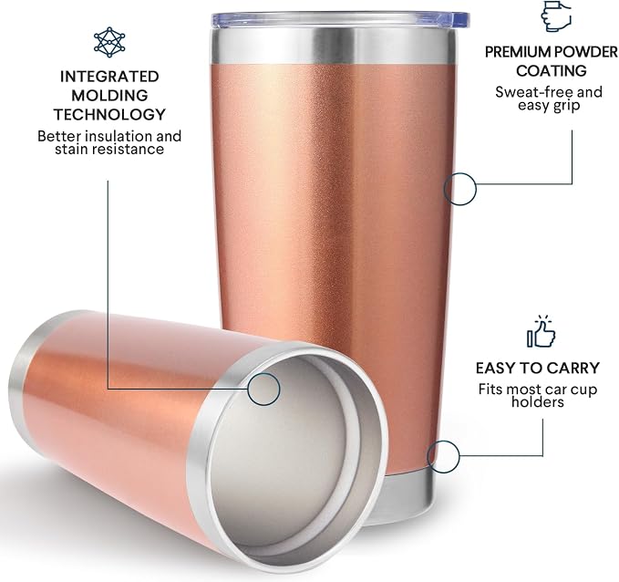 Volhoply 20oz Stainless Steel Tumbler - Image 4