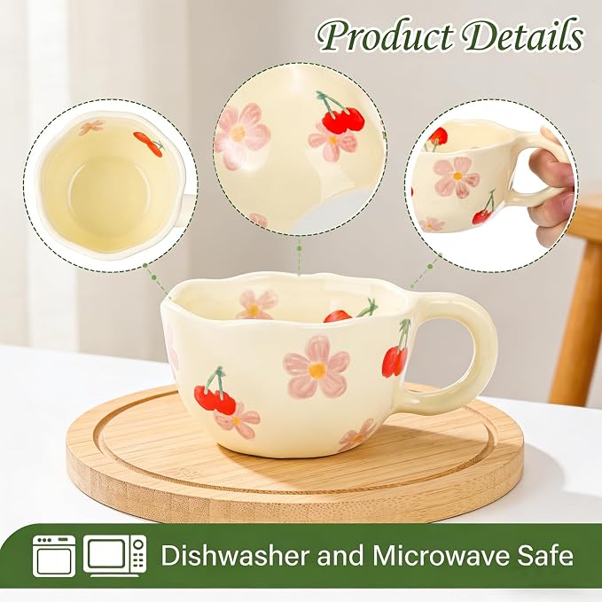 Yopay 2 Pack Ceramic Coffee Mug - Image 6