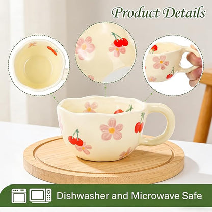 Yopay 2 Pack Ceramic Coffee Mug - Image 6