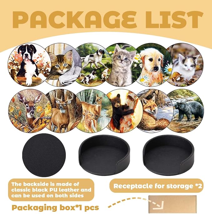 Coasters Set of 12 - Image 3