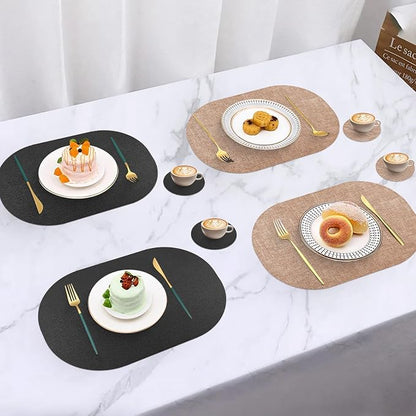 Faux Leather Placemats Set of 6 - Image 6