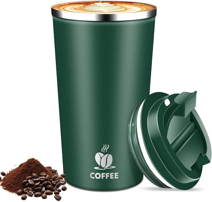 17oz Insulated Travel Coffee Mug by Hwawhin