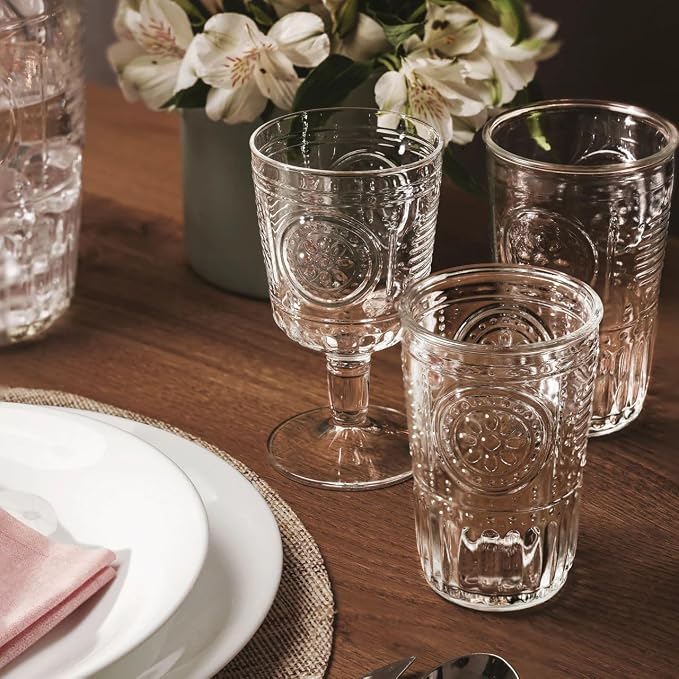 Bormioli Rocco Romantic Set Of 6 Tumbler Glasses, 11.5 Oz. Clear Crystal Glass - Image 7