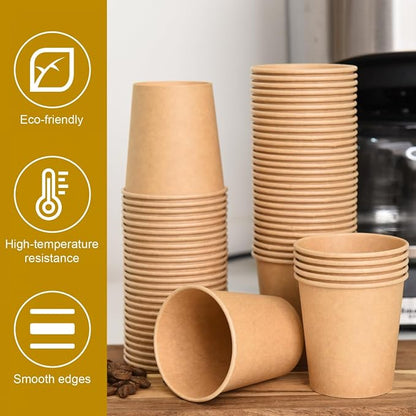 Vumdua 800 Pcs 6 oz Kraft Paper Cups - Image 6