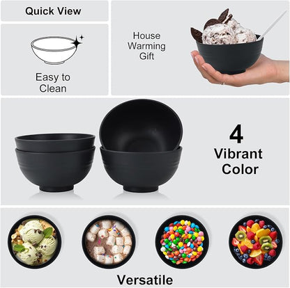 wheat straw snack bowls 10oz set of 8 - Image 4