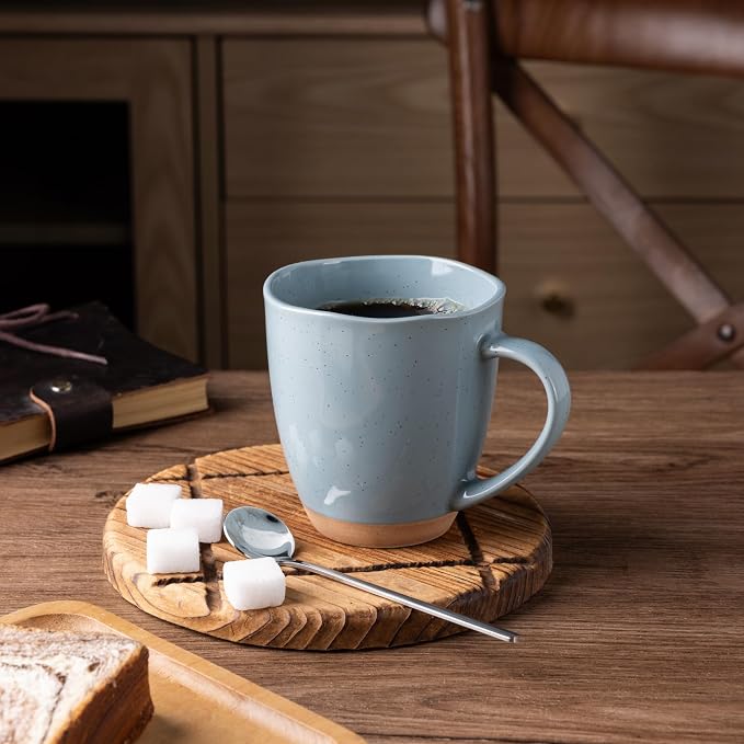 AmorArc 12oz Coffee Mugs, Ceramic Coffee Mugs set of 4 - Image 4